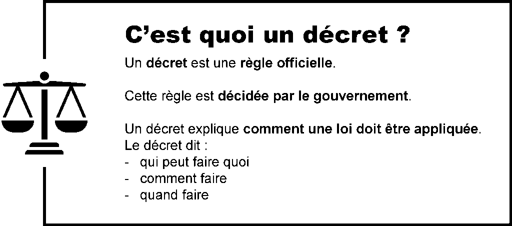 c'est quoi un decret