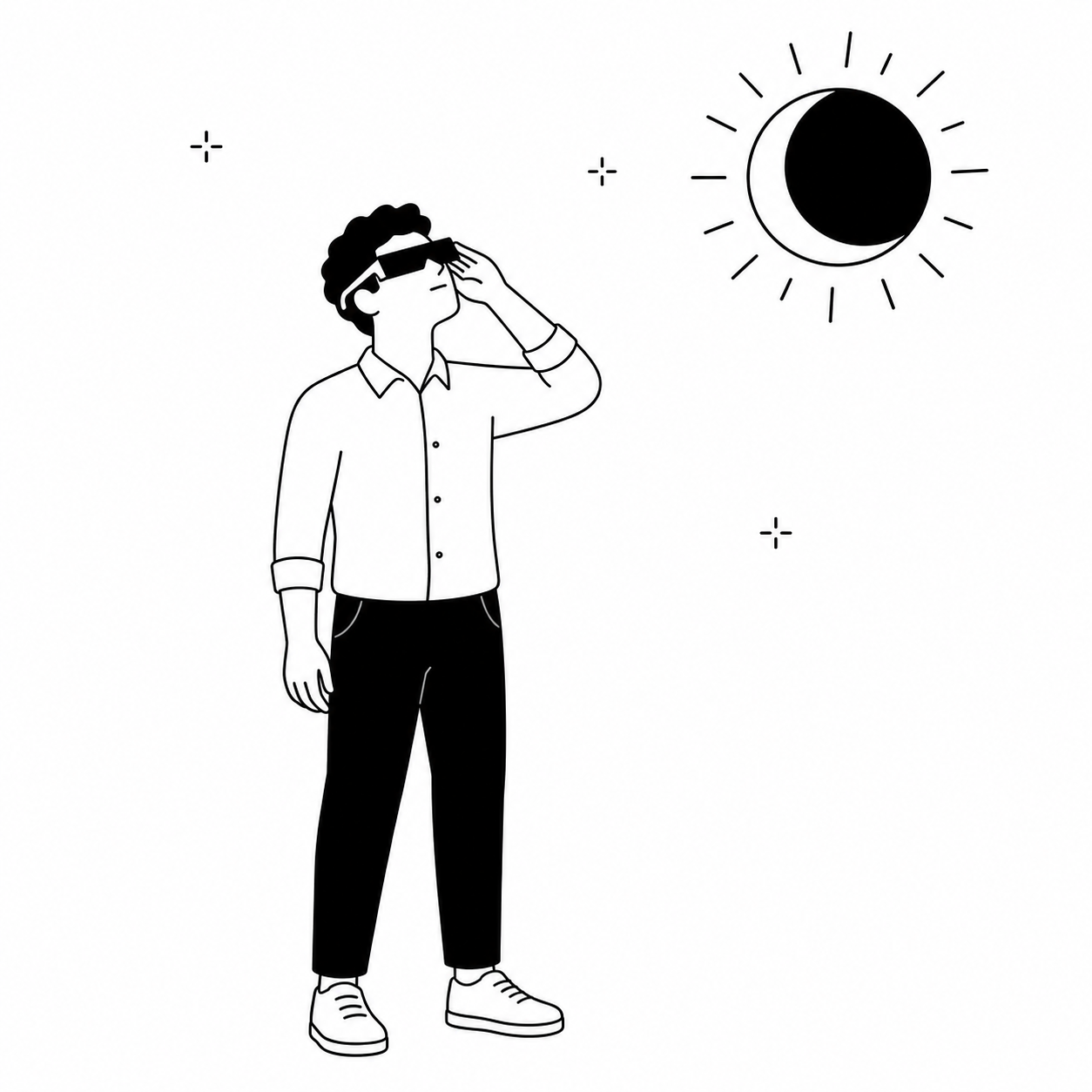 L’éclipse du soleil – Mercredi 12 août 2026, je protège mes yeux